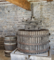 Pressoir à raisins dans une maison de vigneron à Salins-les-Bains (39) © phot. J. Mongreville, Région Bourgogne-Franche-Comté, inventaire du patrimoine, 2023