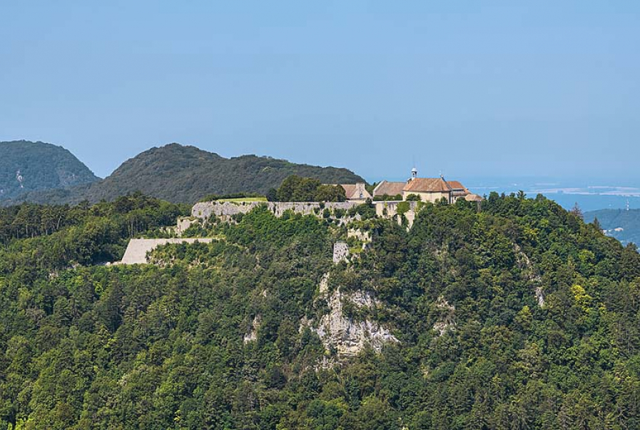 Salins-les-Bains (39) : fort Saint-André © phot. T. Kuntz – Région Bourgogne-Franche-Comté, Inventaire du patrimoine, 2021
