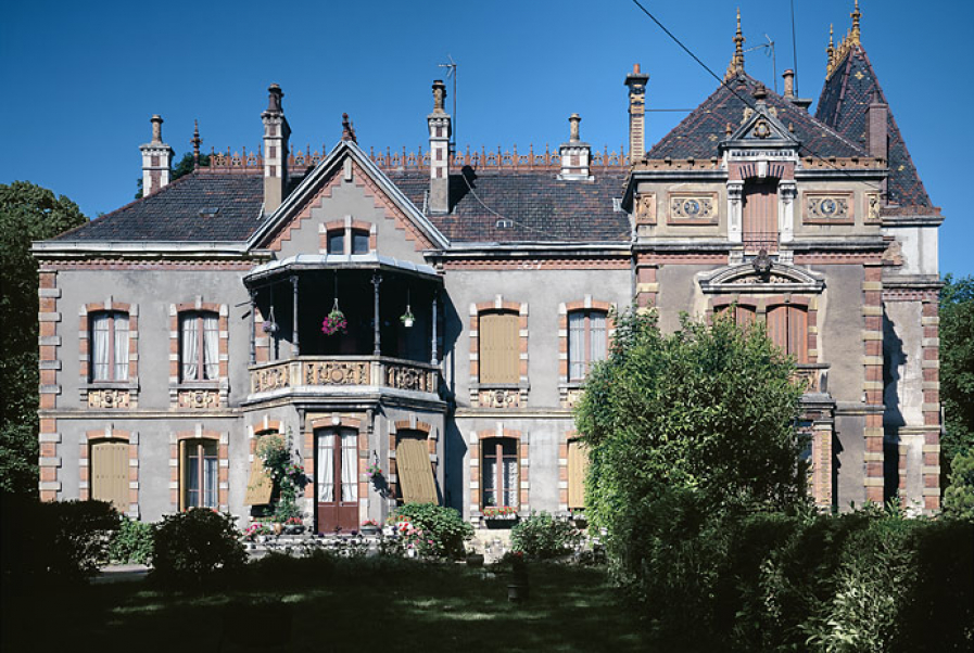 Ecuisses (71) : villa Perrusson © phot. J.-L. Duthu / Région Bourgogne-Franche-Comté, Inventaire du patrimoine, 1996