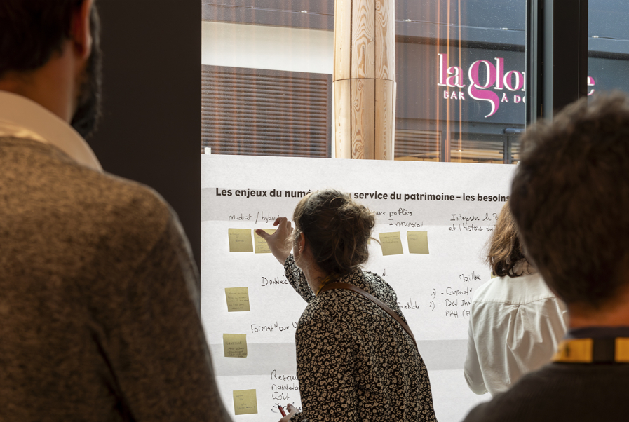 Animation de la filière patrimoine. © Région Bourgogne-Franche-Comté