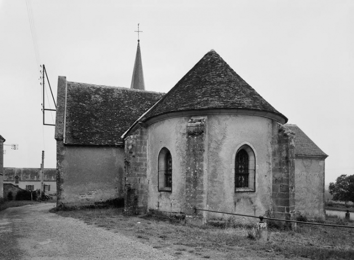 Chevet. © Jean-Luc Duthu / Région Bourgogne-Franche-Comté, Inventaire du patrimoine - 1977
