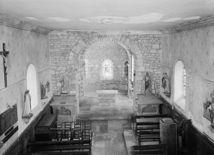 Vue d'ensemble depuis la tribune. © Michel Thierry / Région Bourgogne-Franche-Comté, Inventaire du patrimoine - 1978