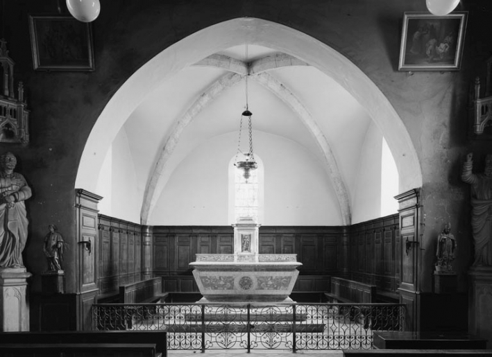Choeur. © Michel Rosso / Région Bourgogne-Franche-Comté, Inventaire du patrimoine - 1978