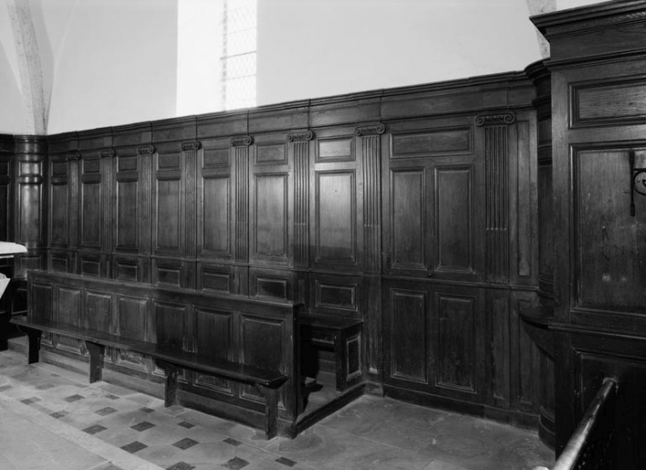 Mur droit. © Michel Thierry / Région Bourgogne-Franche-Comté, Inventaire du patrimoine - 1978