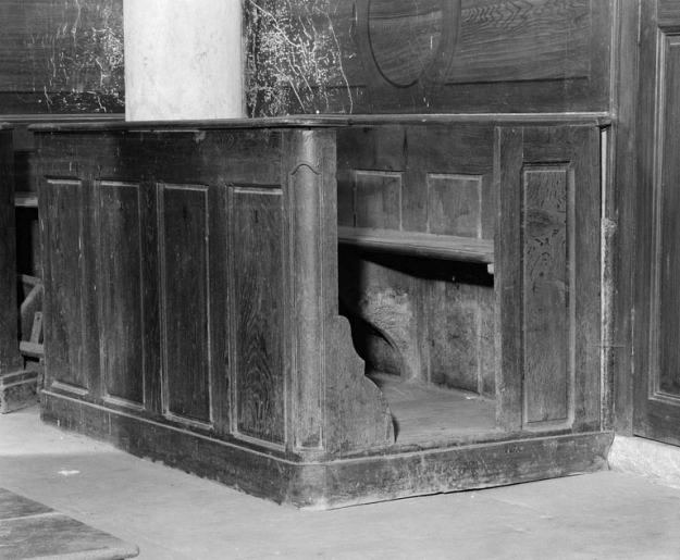 Vue d'ensemble du banc 1. © Jean-Luc Duthu / Région Bourgogne-Franche-Comté, Inventaire du patrimoine - 1978