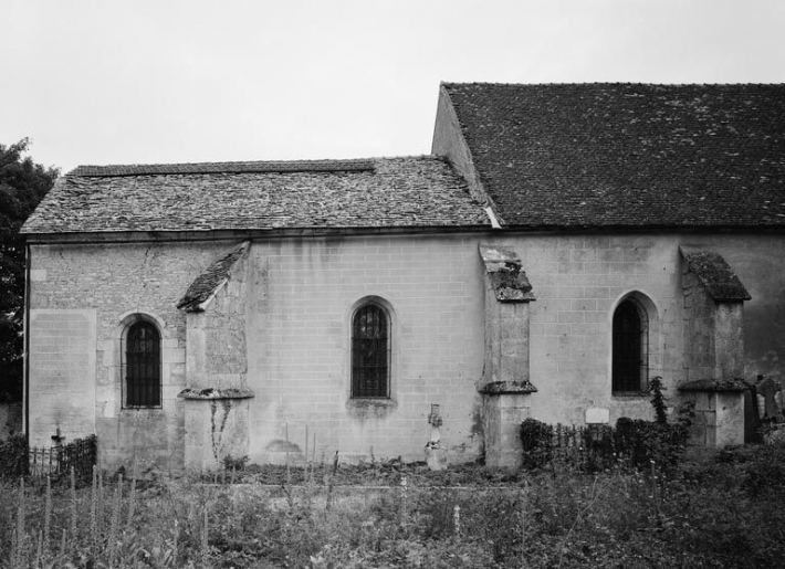 Choeur, mur gauche. © Michel Thierry / Région Bourgogne-Franche-Comté, Inventaire du patrimoine - 1978