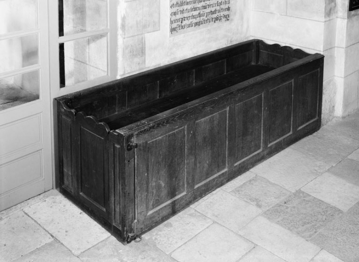 Vue d'ensemble d'un banc ferme. © Michel Rosso / Région Bourgogne-Franche-Comté, Inventaire du patrimoine - 1978