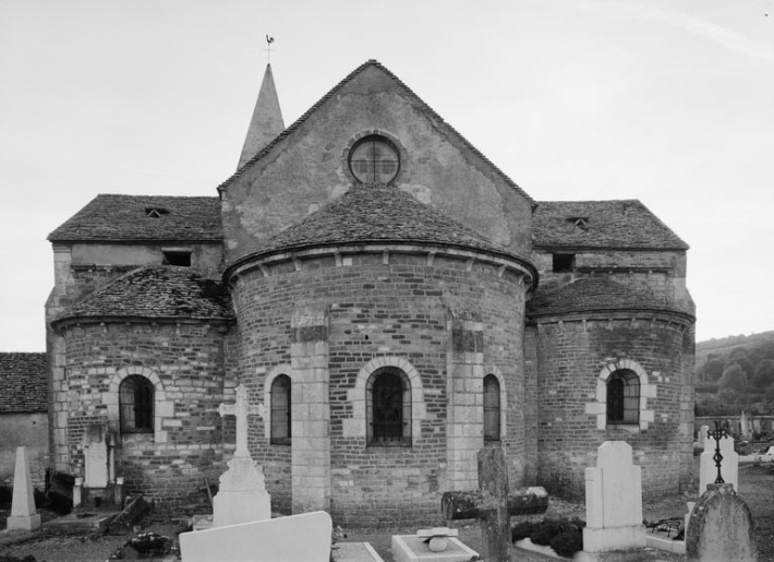Chevet. © Michel Rosso / Région Bourgogne-Franche-Comté, Inventaire du patrimoine - 1978