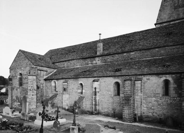 Elévation gauche. © Michel Rosso / Région Bourgogne-Franche-Comté, Inventaire du patrimoine - 1978