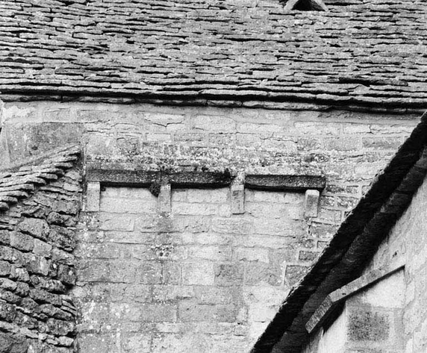 Détail du mur antérieur de la chapelle gauche. © Jean-Luc Duthu / Région Bourgogne-Franche-Comté, Inventaire du patrimoine - 1978