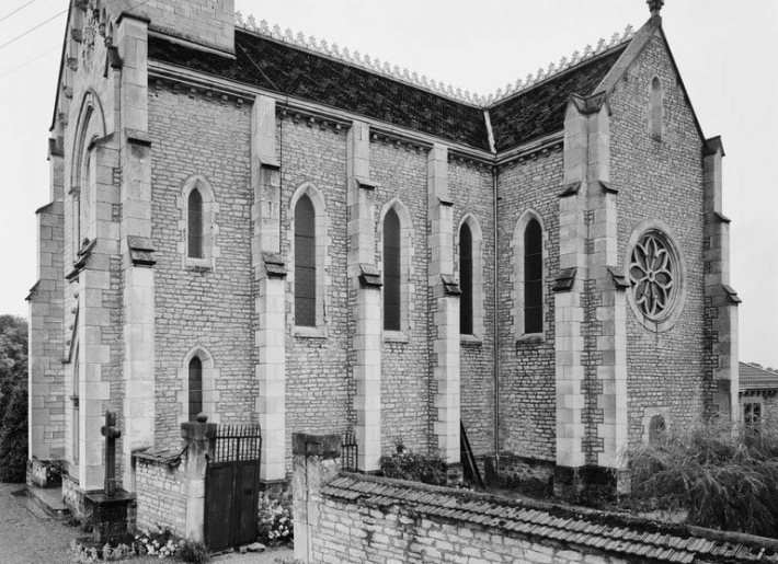 Vue de trois quarts droit. © Michel Thierry / Région Bourgogne-Franche-Comté, Inventaire du patrimoine - 1979