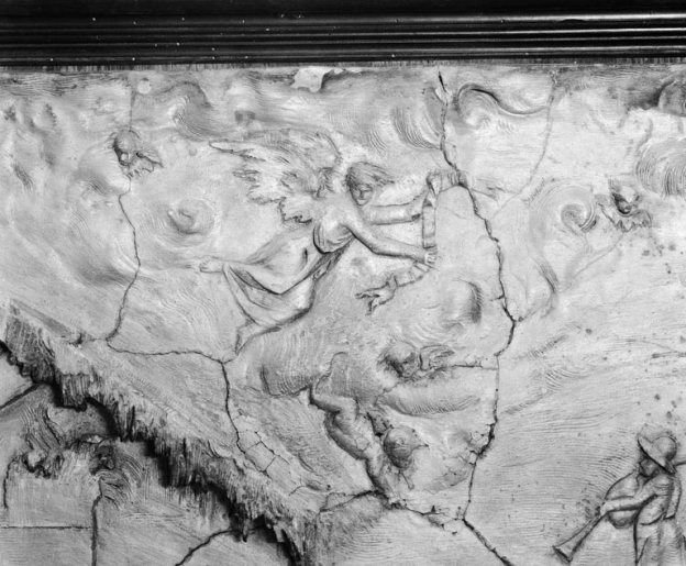 Détail de la partie supérieure. © Michel Thierry / Région Bourgogne-Franche-Comté, Inventaire du patrimoine - 1979