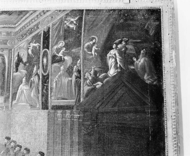 Détail de la partie supérieure droite. © Jean-Luc Duthu / Région Bourgogne-Franche-Comté, Inventaire du patrimoine - 1979 Détail de la partie supérieure droite. © Jean-Luc Duthu / Région Bourgogne-Franche-Comté, Inventaire du patrimoine - 1979