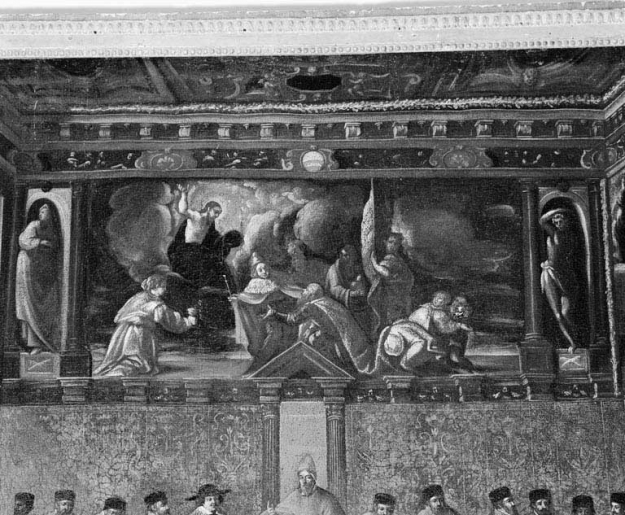 Détail de la partie supérieure. © Jean-Luc Duthu / Région Bourgogne-Franche-Comté, Inventaire du patrimoine - 1979 Détail de la partie supérieure. © Jean-Luc Duthu / Région Bourgogne-Franche-Comté, Inventaire du patrimoine - 1979