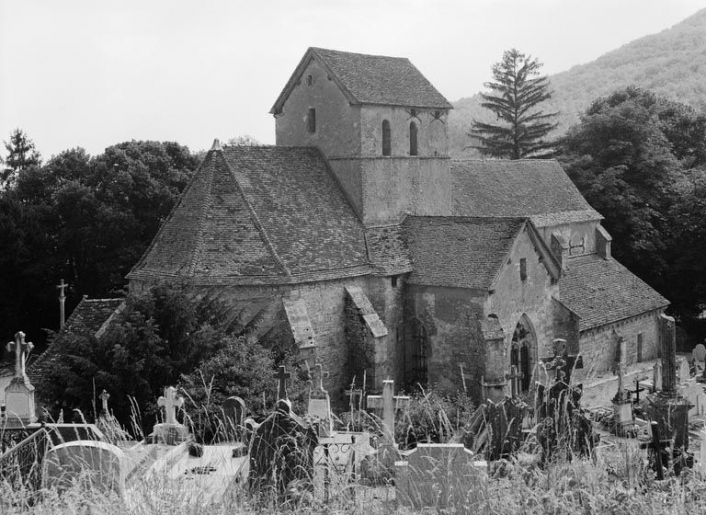 Vue d'ensemble prise du nord. © Jean-Luc Duthu / Région Bourgogne-Franche-Comté, Inventaire du patrimoine - 1979