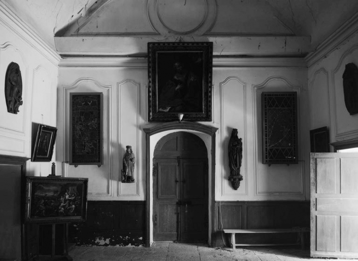 Vue d'ensemble de l'intérieur, depuis l'autel. © Jean-Luc Duthu / Région Bourgogne-Franche-Comté, Inventaire du patrimoine - 1979