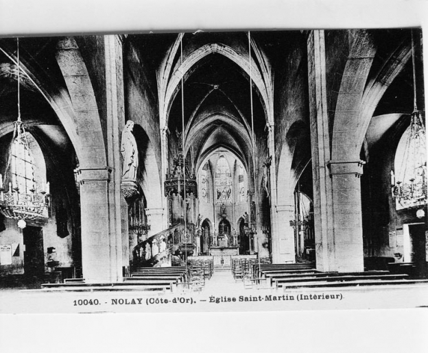 Vue intérieure. Carte postale ancienne. © Jean-Luc  Duthu (reproduction) / Région Bourgogne-Franche-Comté, Inventaire du patrimoine - 1979