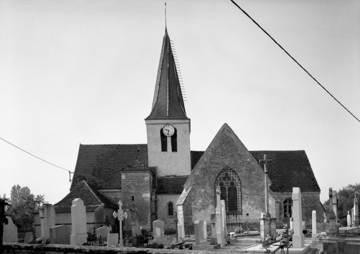 Elévation gauche © Jean-Luc Duthu / Région Bourgogne-Franche-Comté, Inventaire du patrimoine - 1985