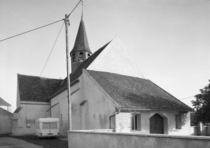 Elévations antérieure et gauche © Jean-Luc Duthu / Région Bourgogne-Franche-Comté, Inventaire du patrimoine - 1985