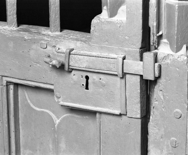 Serrure © Michel Thierry / Région Bourgogne-Franche-Comté, Inventaire du patrimoine - 1985