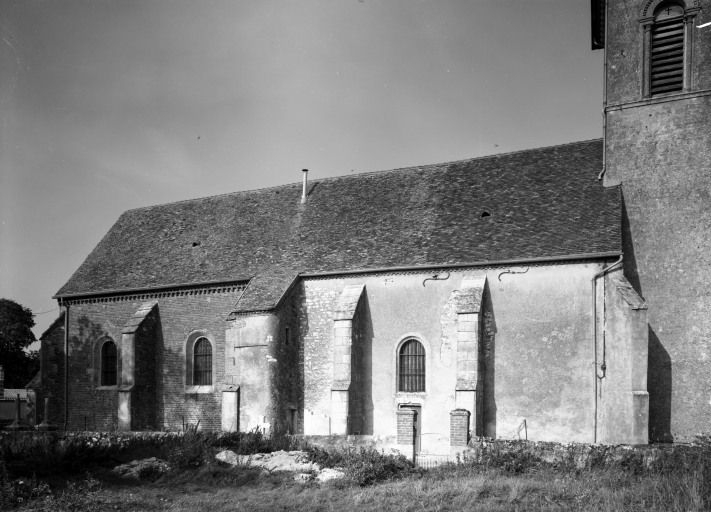 Elévation droite © Michel Thierry / Région Bourgogne-Franche-Comté, Inventaire du patrimoine - 1985