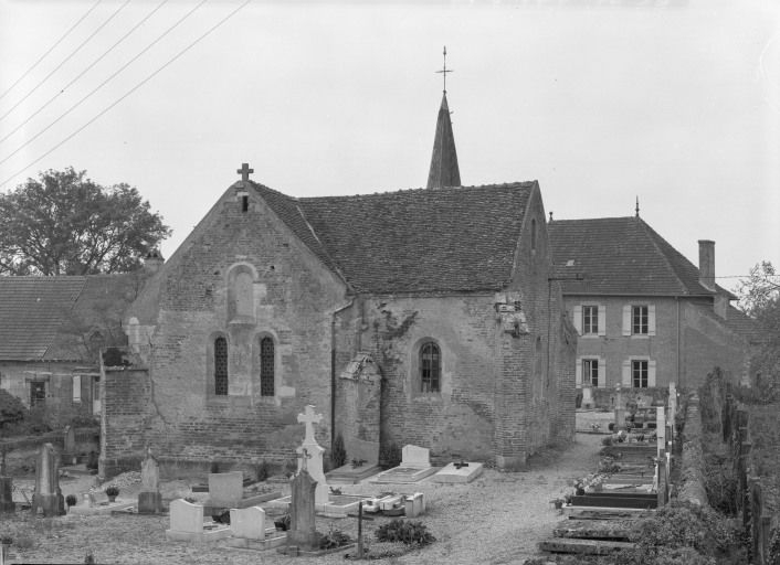 Chevet © Michel Thierry / Région Bourgogne-Franche-Comté, Inventaire du patrimoine - 1986