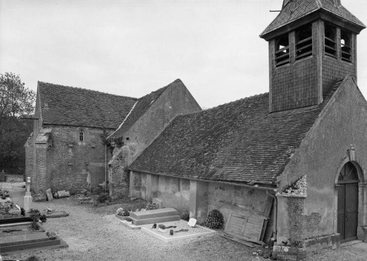 Elévation gauche © Michel Thierry / Région Bourgogne-Franche-Comté, Inventaire du patrimoine - 1986