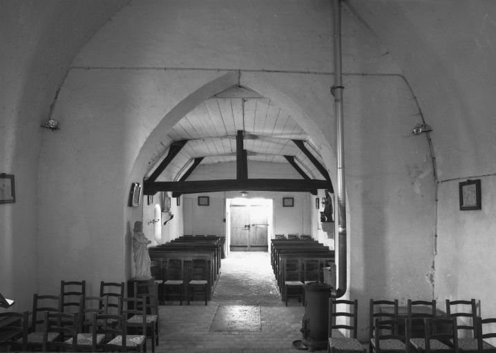 Vue intérieure prise du choeur © Michel Thierry / Région Bourgogne-Franche-Comté, Inventaire du patrimoine - 1986