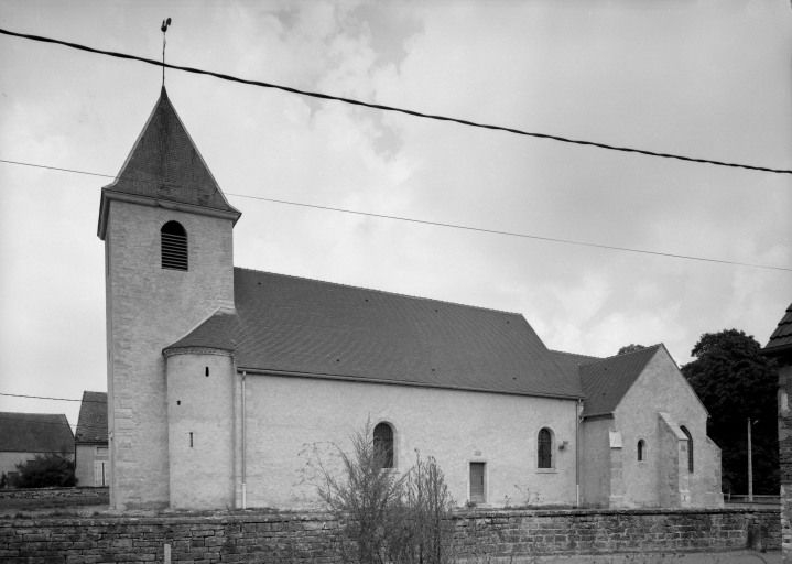 Elévation droite © Michel Thierry / Région Bourgogne-Franche-Comté, Inventaire du patrimoine - 1986