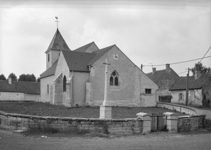 Chevet © Michel Thierry / Région Bourgogne-Franche-Comté, Inventaire du patrimoine - 1986