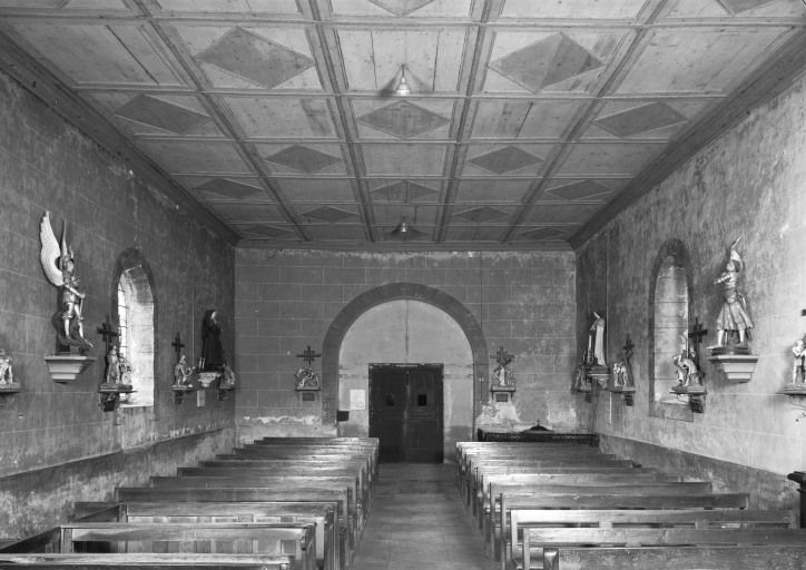 Vue intérieure prise du choeur © Jean-Luc Duthu / Région Bourgogne-Franche-Comté, Inventaire du patrimoine - 1986