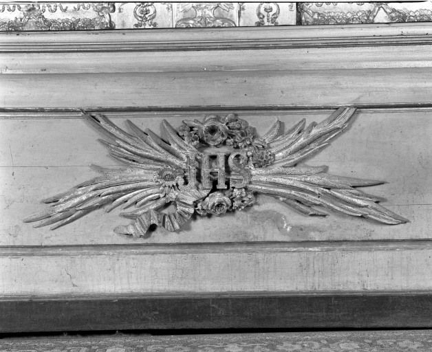 Détail du devant d'autel © Michel Thierry / Région Bourgogne-Franche-Comté, Inventaire du patrimoine - 1986