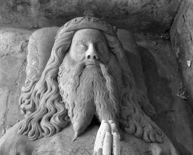 Détail de la tête. © Michel Rosso / Région Bourgogne-Franche-Comté, Inventaire du patrimoine - 1987