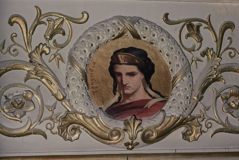 peinture monumentale © Jean-Luc Duthu / Région Bourgogne-Franche-Comté, Inventaire du patrimoine - 1988 peinture monumentale © Jean-Luc Duthu / Région Bourgogne-Franche-Comté, Inventaire du patrimoine - 1988