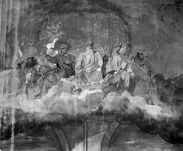  peinture monumentale © Jean-Luc Duthu / Région Bourgogne-Franche-Comté, Inventaire du patrimoine - 1991