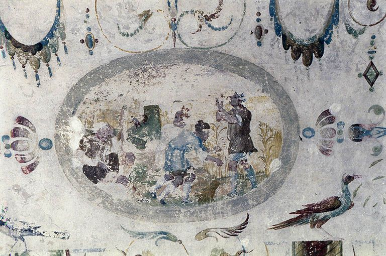 peinture monumentale © Jean-Luc Duthu / Région Bourgogne-Franche-Comté, Inventaire du patrimoine - 1994