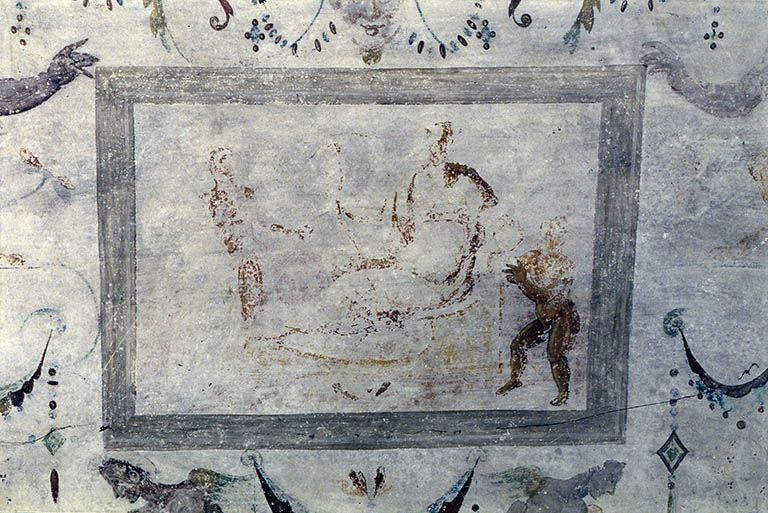 peinture monumentale © Jean-Luc Duthu / Région Bourgogne-Franche-Comté, Inventaire du patrimoine - 1994