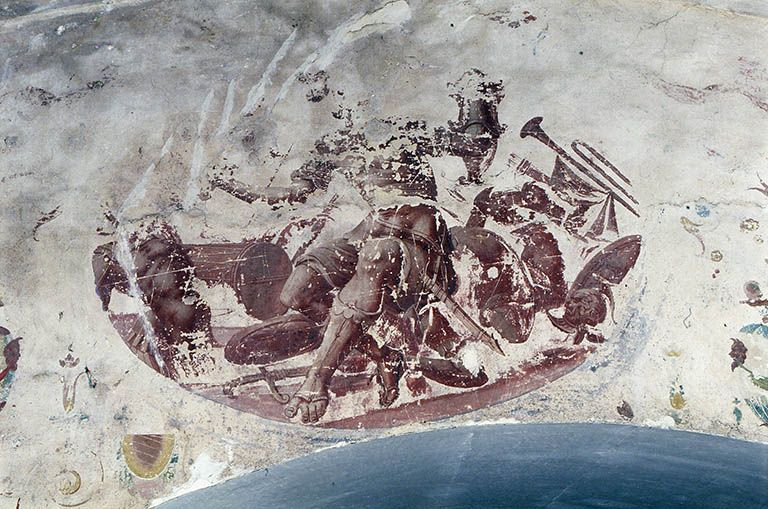 peinture monumentale © Jean-Luc Duthu / Région Bourgogne-Franche-Comté, Inventaire du patrimoine - 1994