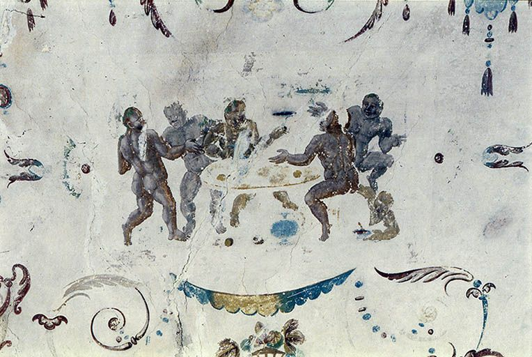 peinture monumentale © Jean-Luc Duthu / Région Bourgogne-Franche-Comté, Inventaire du patrimoine - 1994