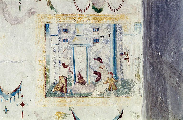 peinture monumentale © Jean-Luc Duthu / Région Bourgogne-Franche-Comté, Inventaire du patrimoine - 1994