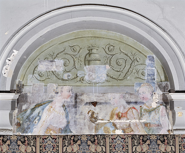 peinture monumentale © Jean-Luc Duthu / Région Bourgogne-Franche-Comté, Inventaire du patrimoine - 1994