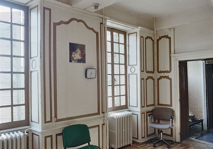 Lambris de hauteur. © Bernard Sonnet / Région Bourgogne-Franche-Comté, Inventaire du patrimoine - 1995