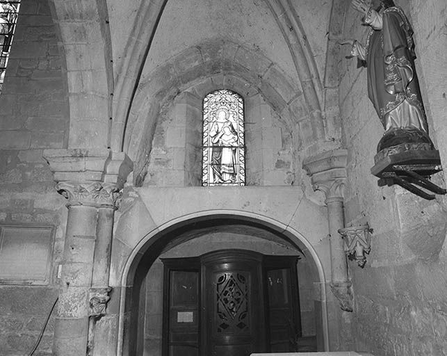 Chapelle gauche, mur gauche. © Jean-Luc Duthu / Région Bourgogne-Franche-Comté, Inventaire du patrimoine - 1995