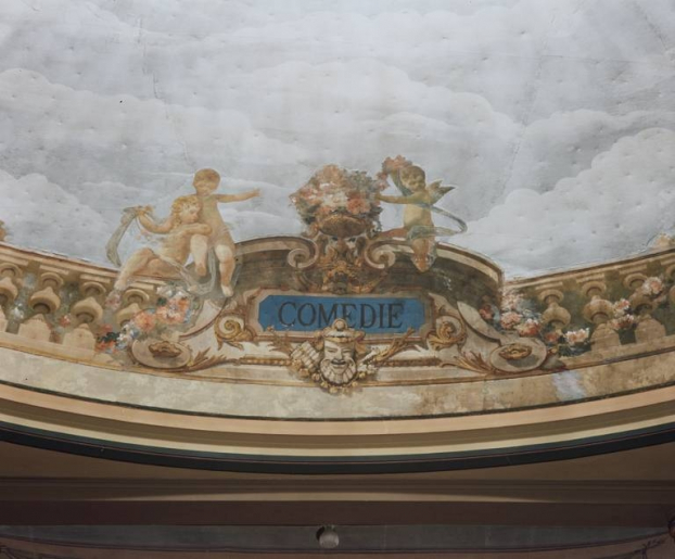  peinture monumentale © Michel Rosso / Région Bourgogne-Franche-Comté, Inventaire du patrimoine - 1996