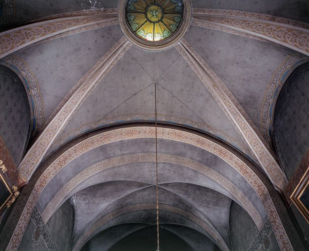 Voûte du choeur. © Michel Rosso / Région Bourgogne-Franche-Comté, Inventaire du patrimoine - 1998