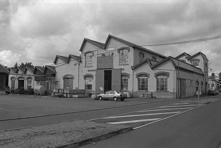 Fonderie (construite en 1928), vue du Sud Est. © Frédéric Pillet / Région Bourgogne-Franche-Comté, Inventaire du patrimoine - 1999