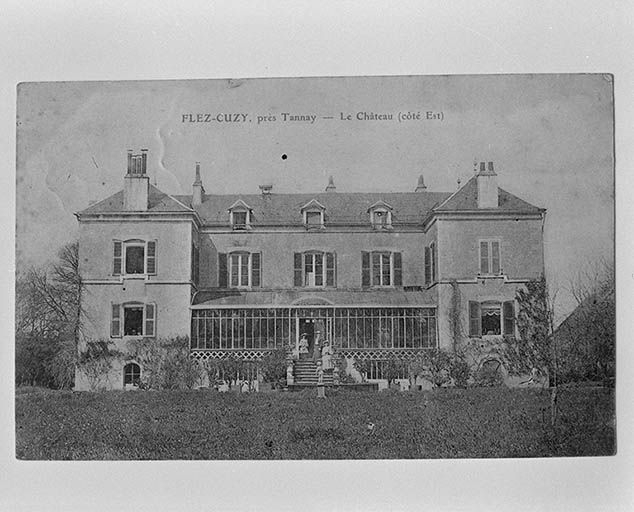 Vue d'ensemble. Carte postale ancienne. Oblitération datée août 1906. © Jean-Luc  Duthu (reproduction) / Région Bourgogne-Franche-Comté, Inventaire du patrimoine - 2001