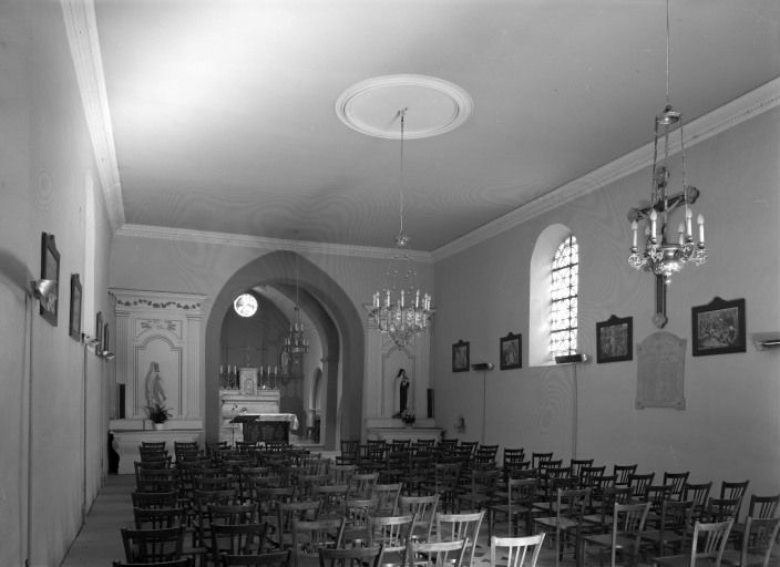 Vue d'ensemble depuis l'entrée. © Michel Rosso / Région Bourgogne-Franche-Comté, Inventaire du patrimoine - 2001