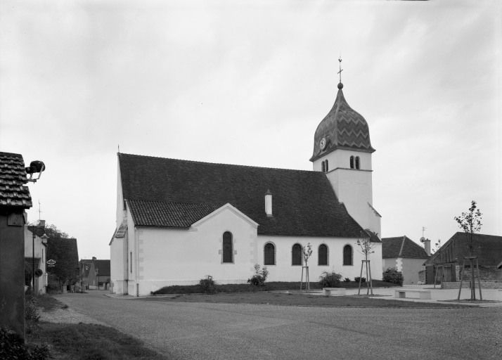 Elévation gauche. © Michel Rosso / Région Bourgogne-Franche-Comté, Inventaire du patrimoine - 2001