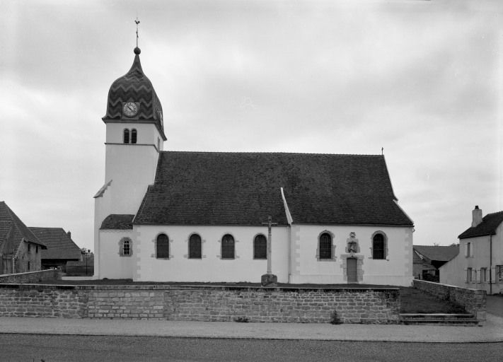 Elévation gauche. © Michel Rosso / Région Bourgogne-Franche-Comté, Inventaire du patrimoine - 2001